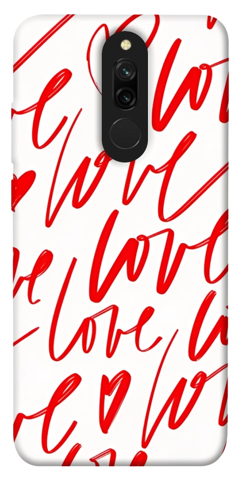 Чохол Love handwriting для Xiaomi Redmi 8