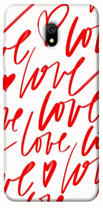 Чохол Love handwriting для Xiaomi Redmi 8a