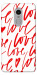 Чехол Love handwriting для Xiaomi Redmi Note 4X