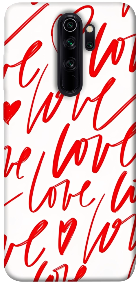 Чехол Love handwriting для Xiaomi Redmi Note 8 Pro