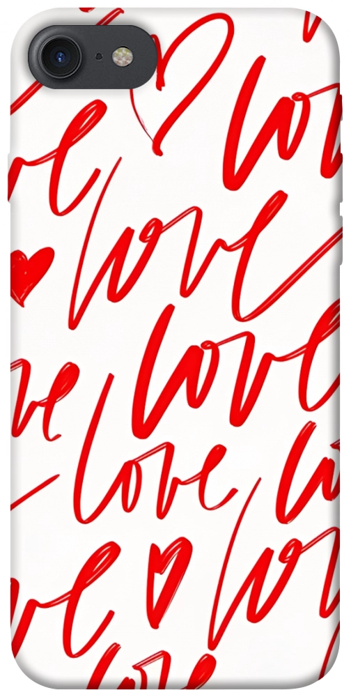 Чехол Love handwriting для iPhone 8