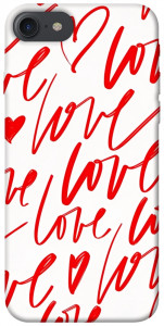 Чехол Love handwriting для iPhone 8 (4.7")