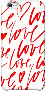 Чехол Love handwriting для iPhone 6s plus (5.5'')
