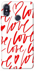 Чохол Love handwriting для Xiaomi Redmi Note 5 (DC)