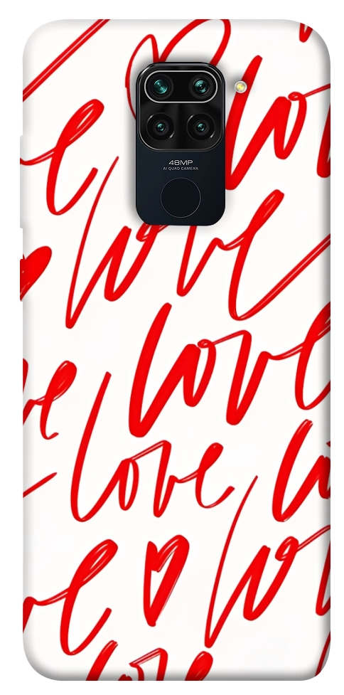 Чехол Love handwriting для Xiaomi Redmi 10X