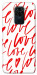 Чехол Love handwriting для Xiaomi Redmi 10X
