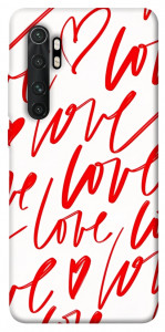 Чохол Love handwriting для Xiaomi Mi Note 10 Lite