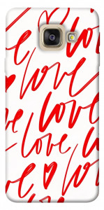 Чохол Love handwriting для Galaxy A5 (2017)