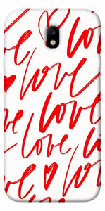 Чохол Love handwriting для Galaxy J7 (2017)