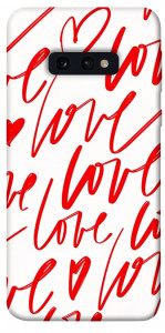 Чохол Love handwriting для Galaxy S10e