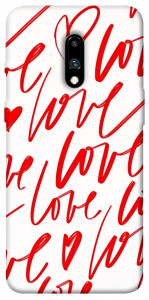 Чехол Love handwriting для OnePlus 7