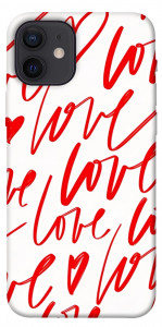 Чехол Love handwriting для iPhone 12