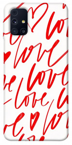 Чохол Love handwriting для Galaxy M31s