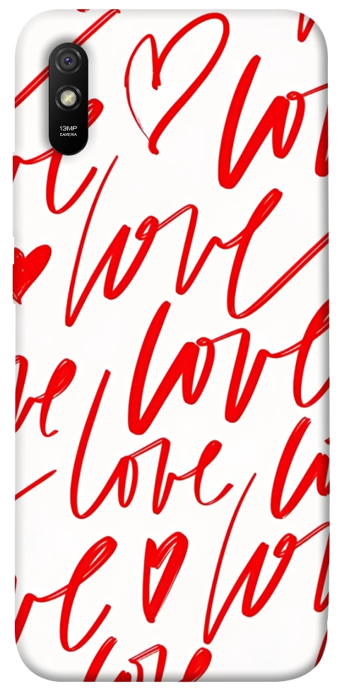 Чехол Love handwriting для Xiaomi Redmi 9A