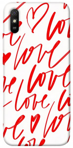 Чохол Love handwriting для Xiaomi Redmi 9A
