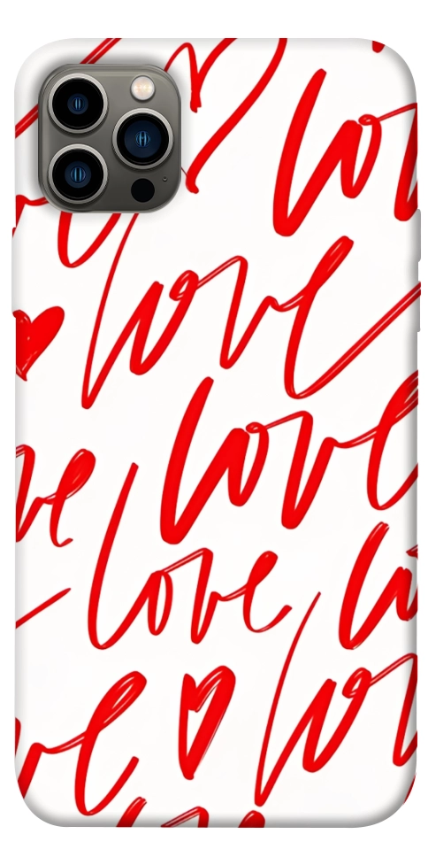 Чехол Love handwriting для iPhone 12 Pro