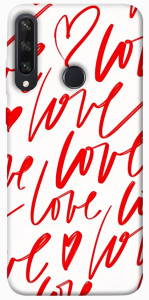 Чохол Love handwriting для Huawei Y6p