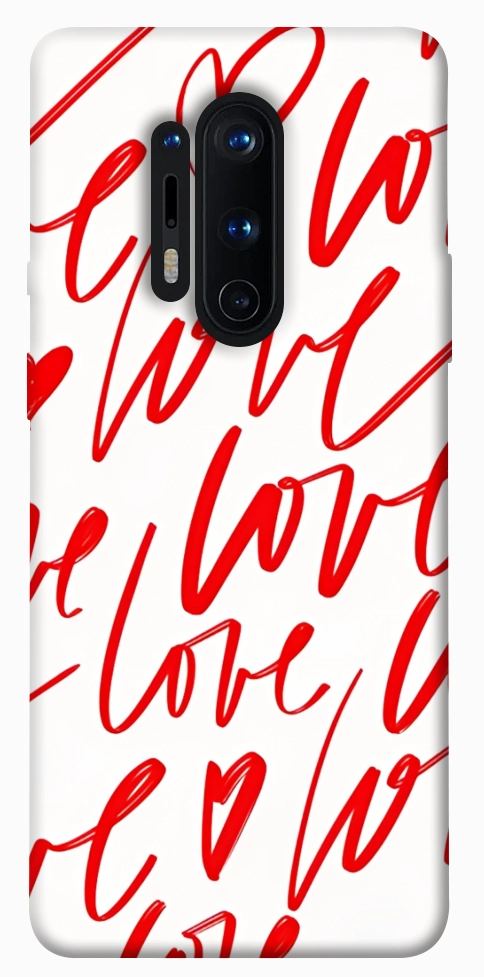 Чехол Love handwriting для OnePlus 8 Pro