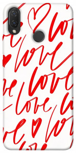 Чехол Love handwriting для Huawei Nova 3i