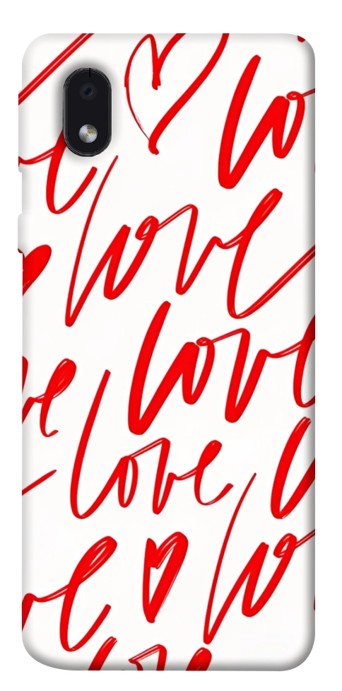 Чехол Love handwriting для Galaxy M01 Core