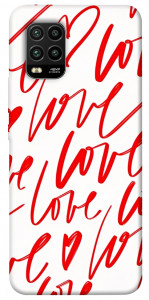 Чохол Love handwriting для Xiaomi Mi 10 Lite