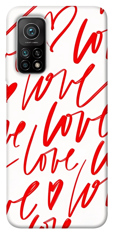 Чехол Love handwriting для Xiaomi Mi 10T Pro