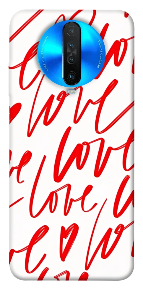 Чехол Love handwriting для Xiaomi Redmi K30