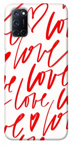 Чехол Love handwriting для Oppo A72