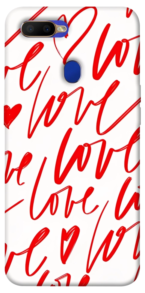 Чехол Love handwriting для Oppo A5s