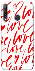 Чехол Love handwriting для Y7p (2020)