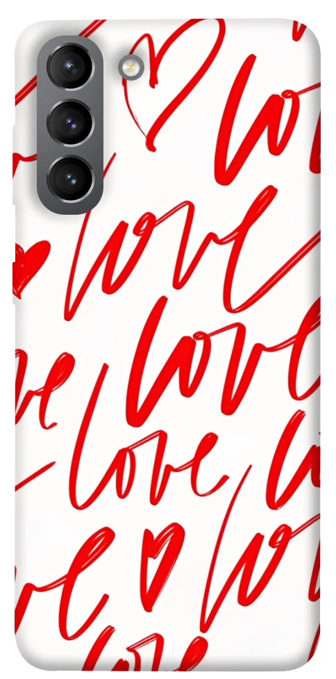 Чехол Love handwriting для Galaxy S21