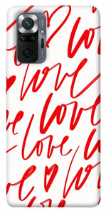 Чохол Love handwriting для Xiaomi Redmi Note 10 Pro