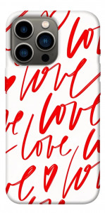 Чохол Love handwriting для iPhone 13 Pro