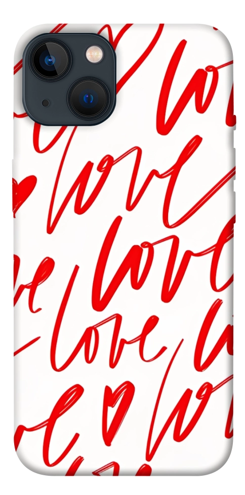 Чехол Love handwriting для iPhone 13