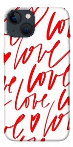 Чохол Love handwriting для iPhone 13