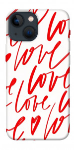 Чехол Love handwriting для iPhone 13 mini