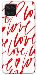 Чехол Love handwriting для Galaxy A22 4G