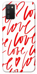 Чохол Love handwriting для Galaxy A03s