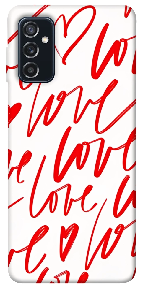 Чехол Love handwriting для Galaxy M52