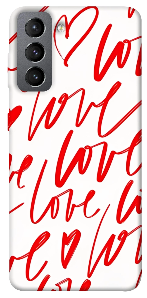 Чехол Love handwriting для Galaxy S21 FE