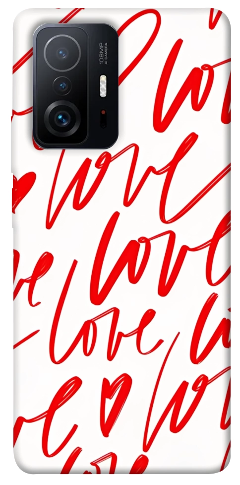 Чехол Love handwriting для Xiaomi 11T