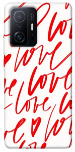Чохол Love handwriting для Xiaomi 11T
