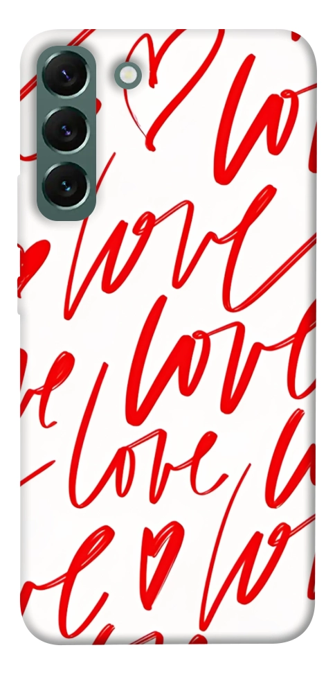 Чохол Love handwriting для Galaxy S22+