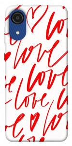 Чохол Love handwriting для Galaxy A03 Core