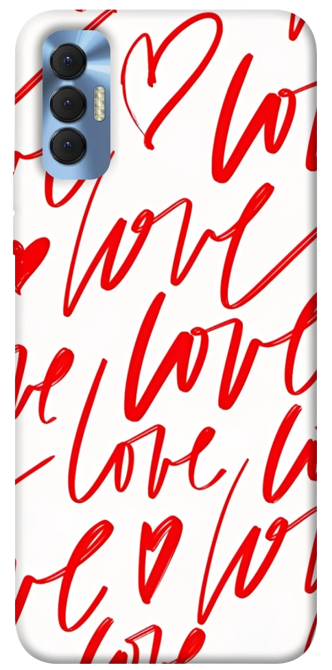Чехол Love handwriting для TECNO Spark 8P