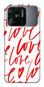 Чохол Love handwriting для Xiaomi Redmi 10C