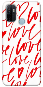 Чохол Love handwriting для OPPO A32