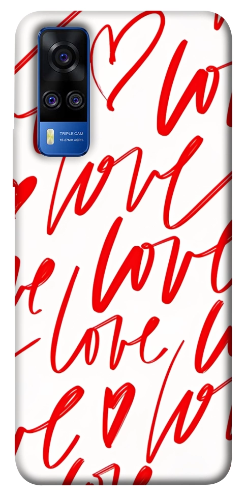 Чехол Love handwriting для Vivo Y51a