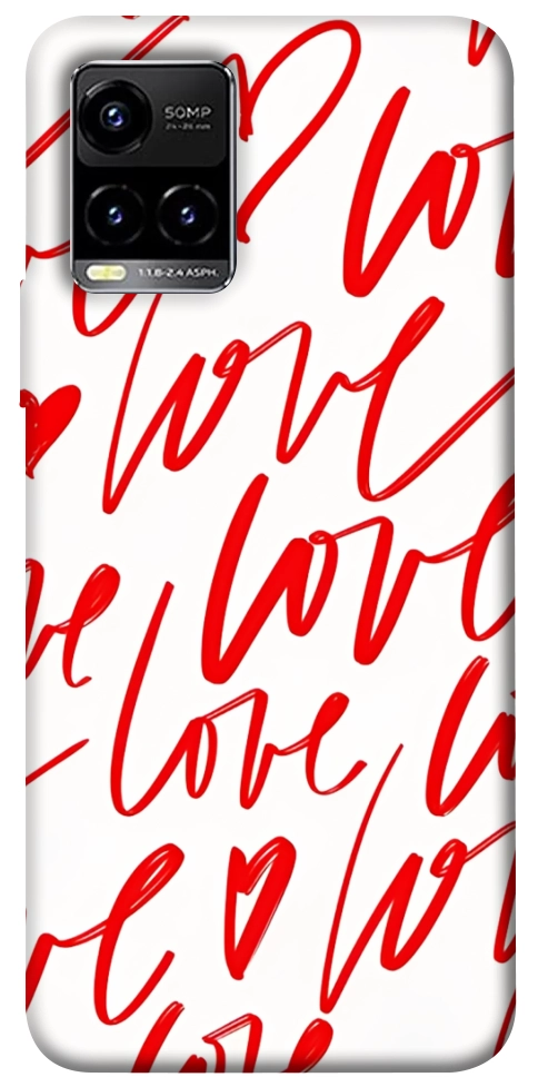 Чехол Love handwriting для Vivo Y33s