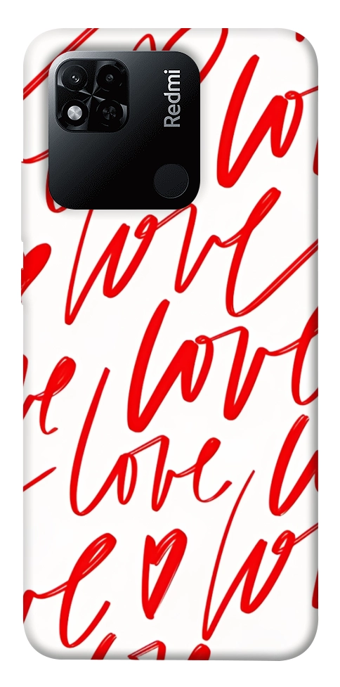Чехол Love handwriting для Xiaomi Redmi 10A